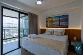 Apartamento em prédio com piscina no rooftop